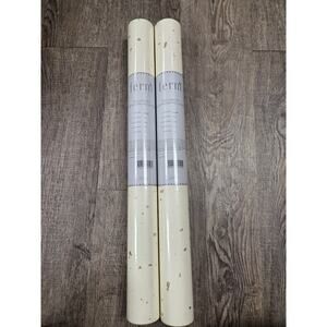 Ferm Living Wallsmart Confetti Gold Fleck Wallpaper Rolls Set Of 2